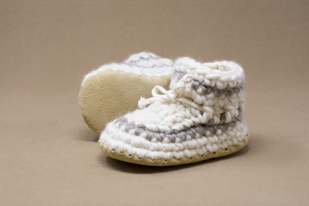 Padraig Bootie - Child - Pink w/ Stripe